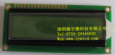 CYW-B1601A黄底黑字外形尺寸80X36 显示尺寸64.5X13.8.jpg