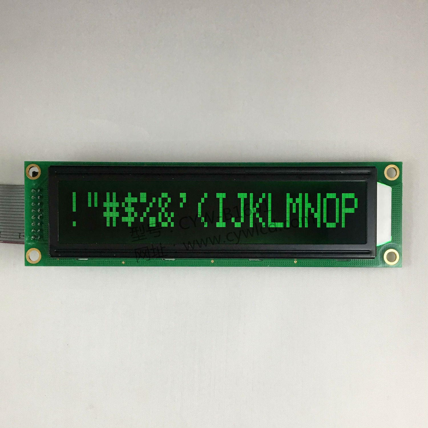 驰宇微4.9寸1601字符液晶屏CYW-B1601C黑底绿字2.JPG